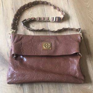 Tory Burch Tan Convertible Shoulder Bag